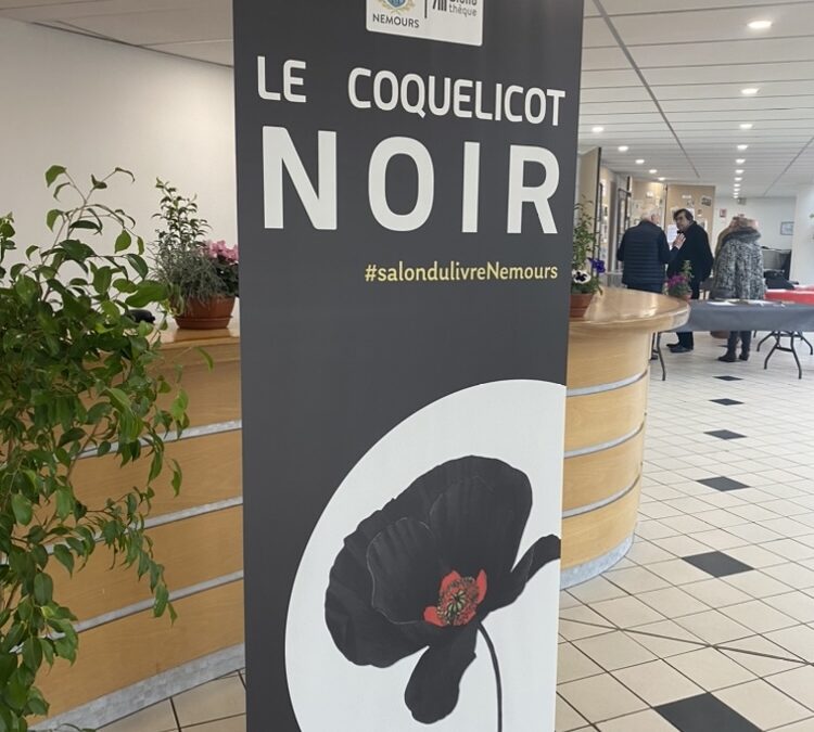 Salon du livre de Nemours : Le coquelicot Noir